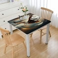 thumbnail image 1 of Acheng Bald Eagle Mountain Landscape Square Tablecloth with Elastic Edge 100% Polyester Fiber 40*40, 1 of 8