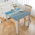 thumbnail image 1 of Acheng Beach Surfboard Impressionist Painting Square Fitted Tablecloth 100% Polyester Fiber 46*46, 1 of 8