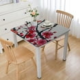 thumbnail image 1 of Acheng Bird Branch Flowers Square Table Cover 100% Polyester Fiber 46*46, 1 of 8