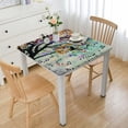 thumbnail image 1 of Acheng Bird Musical Notes Square Tablecloth for Picnic Dining Kitchen Farmhouse 100% Polyester Fiber 40*40, 1 of 8