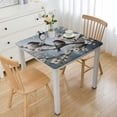 thumbnail image 1 of Acheng Birds Blossoms Branches Square Tablecloth for Outdoor Picnic Camping and Indoor Kitchen Dining Party 100% Polyester Fiber 40*40, 1 of 8