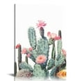 thumbnail image 1 of Acheng Canvas Wall Art for bedroom living room Canvas Prints Artwork bathroom Wall Decor Green plants Succulent cactus flower painting modern Framed Ready to hang Office Home Decor 16x20 in, 1 of 5