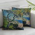 thumbnail image 1 of Acheng Claude Monet Pillow Covers Sunrise Water Lilies Pillow Cases Impressionist Painting Cushion Covers, Suitable for All Season Pillow Case for Room Bedroom Sofa Chair,2 Pcs White, 1 of 6