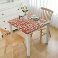 thumbnail image 1 of Acheng Coral White Corals Fine Foliage Lace Square Tablecloth Washable for Home Kitchen Outdoor Decoration 100% Polyester Fiber 36*36, 1 of 8