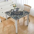 thumbnail image 1 of Acheng Cross Stitch Square Fitted Table Cloths 100% Polyester Fiber 40*40, 1 of 8