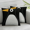 thumbnail image 1 of Acheng Cute Penguin Print Throw Pillow Covers Versatile Sofa Pillow Covers,Couch, Sofa, Home Decor  2pcs White, 1 of 6