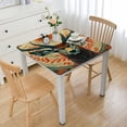 thumbnail image 1 of Acheng Deer Horns Sun Square Fitted Tablecloth 100% Polyester Fiber 46*46, 1 of 8