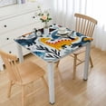 thumbnail image 1 of Acheng Dinosaur Tree Pattern Square Tablecloth Outdoor Fitted 100% Polyester Fiber 46*46, 1 of 8