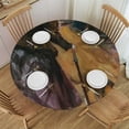 thumbnail image 1 of Acheng Dog Round Table Cloth 100% Polyester Fiber Waterproof 42-46, 1 of 8