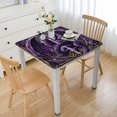 thumbnail image 1 of Acheng Dragon Sword Gothic Square Tablecloth Waterproof 100% Polyester Fiber 40*40, 1 of 8
