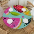 thumbnail image 1 of Acheng Ethnic Style Round Tablecloth,Stain Resistance Table,Winter Holiday Kitchen Christmas Decorations for Table, Party 36x36in, 1 of 7