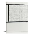 thumbnail image 1 of Acheng  Extra Large Framed Canvas Print Wall Art Minimalist Dotted Horizon Line in Monochrome Antique Retro Fine Art Illustrations Decorative Colorful for Bedroom 16x20 in, 1 of 5