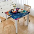 thumbnail image 1 of Acheng Eye Psychedelic Space Art Square Tablecloth Great for Home Kitchen/Parties/Holiday Dinner 100% Polyester Fiber 52*52, 1 of 8