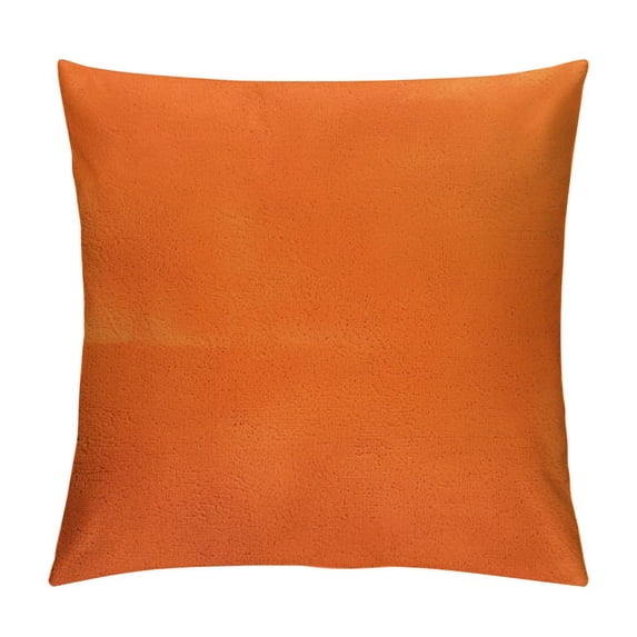 Acheng Fall Orange Throw Pillow Covers Decorative Pillow Covers, Soft Burnt Orange Pillowcases for Couch Sofa Bed Living Room, Farmhouse Boho Decor, Accent Cushion Covers White