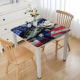 thumbnail image 1 of Acheng Fish Flag Square Tablecloth with Elastic Edge 100% Polyester Fiber 36*36, 1 of 8