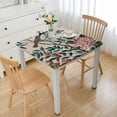 thumbnail image 1 of Acheng Floral Design Bird Tree Branch Square Tablecloth 100% Polyester Fiber 46*46, 1 of 8