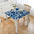 thumbnail image 1 of Acheng Flower Pattern Square Tablecloth with Elastic Edge 100% Polyester Fiber 52*52, 1 of 8