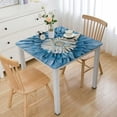 thumbnail image 1 of Acheng Flower Square Tablecloth Great for Home Kitchen/Parties/Holiday Dinner 100% Polyester Fiber 40*40, 1 of 8