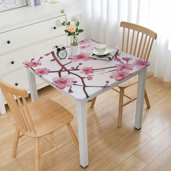 Acheng Flowers Square Tablecloth 100% Polyester Fiber 40*40