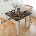 thumbnail image 1 of Acheng Flowers Square Tablecloth Outdoor Fitted 100% Polyester Fiber 36*36, 1 of 8