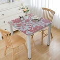 thumbnail image 1 of Acheng Flowers Square Tablecloth Washable for Home Kitchen Outdoor Decoration 100% Polyester Fiber 52*52, 1 of 8