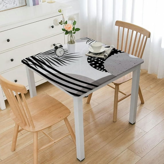 Acheng Geometric Abstract Art Square Tablecloth 100% Polyester Fiber 36*36