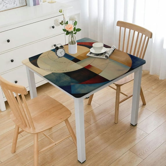 Acheng Geometric Shapes Tablecloth 100% Polyester Fiber 40*40