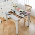 thumbnail image 1 of Acheng Giraffe Koala Gummy Bubbles Square Fitted Table Cloths 100% Polyester Fiber 52*52, 1 of 8