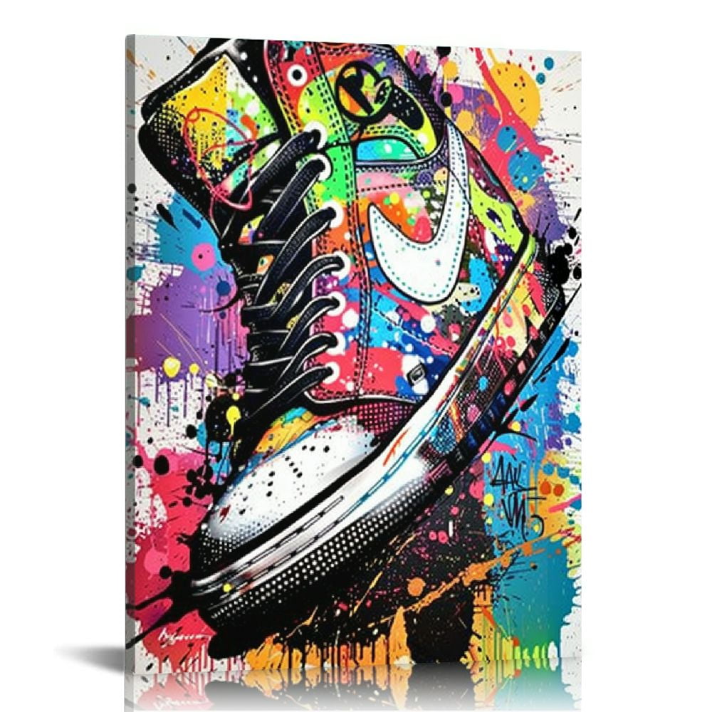 EXCOOL CLUB Animal Graffiti Wall Art Posters – Set Of 3, 12x16 Inches, Gamer Room Decor For Teens