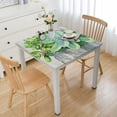 thumbnail image 1 of Acheng Green Plant Square Table Cover 100% Polyester Fiber 40*40, 1 of 8
