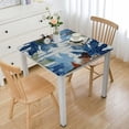 thumbnail image 1 of Acheng Leaf Pattern Square Tablecloth Great for Home Kitchen/Parties/Holiday Dinner 100% Polyester Fiber 46*46, 1 of 8