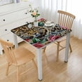 thumbnail image 1 of Acheng Leopard Roses Cat Square Tablecloth Great for Home Kitchen/Parties/Holiday Dinner 100% Polyester Fiber 36*36, 1 of 8