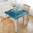 thumbnail image 1 of Acheng Moon Stars Mountain Square Table Cover 100% Polyester Fiber 52*52, 1 of 8