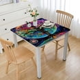 thumbnail image 1 of Acheng Moon Stars Psychedelic Art Square Tablecloth Washable for Home Kitchen Outdoor Decoration 100% Polyester Fiber 36*36, 1 of 8