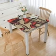 thumbnail image 1 of Acheng Mushrooms Cat Dog Square Table Cover 100% Polyester Fiber 36*36, 1 of 8