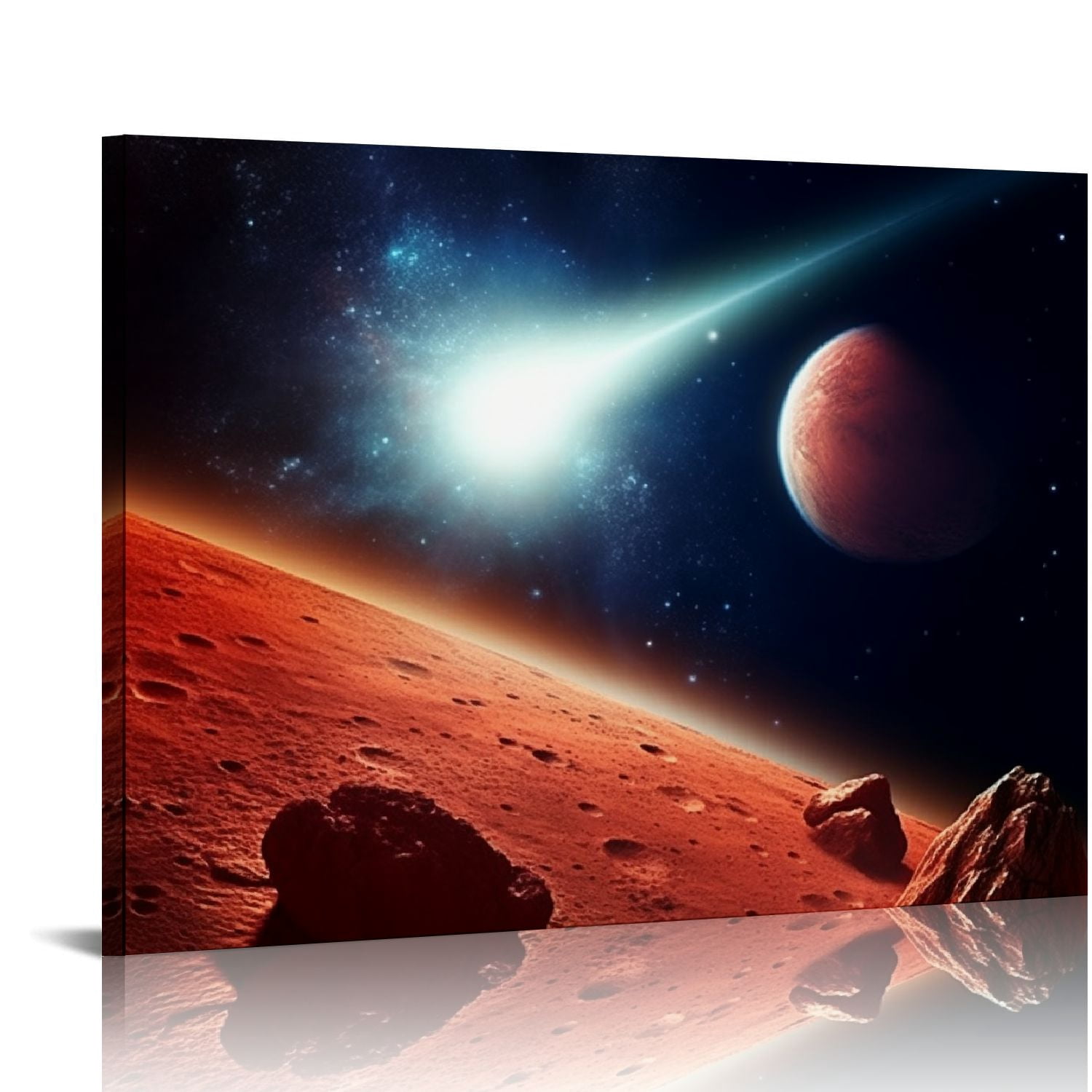 Acheng Outer Space Wall Art Galaxy Nebula Starry Cosmic Picture ...