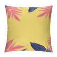 thumbnail image 1 of Acheng Palm Leaves with Lush Branches and Leaves Tropical Jungle Palm Leaves Short Plush Pillowcase 1 Piece White, 1 of 5