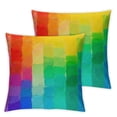 thumbnail image 1 of Acheng Pillowcase  LGBT Rainbow Pillow Case Soft Breathable Art Pillowcases Throw Pillow Covers 2 pcs White, 1 of 7