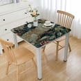 thumbnail image 1 of Acheng Rabbit Baby Rabbit Forest Square Table Cover 100% Polyester Fiber 46*46, 1 of 8