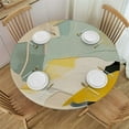 thumbnail image 1 of Acheng Round Table Cover, Striking Modern Minimalism, Abstract Natural Geometric Color Block Picture 54-58, 1 of 8