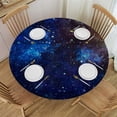 thumbnail image 1 of Acheng Round Tablecloth, 100% Polyester Fiber, Waterproof and Wrinkle Resistant, Easy to Clean, Suitable for Round Tables of Various Sizes 44x44in, 1 of 7