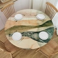 thumbnail image 1 of Acheng Round Tablecloth - Abstract Scenery, Beautiful Nature, Table Decoration 46-50, 1 of 8