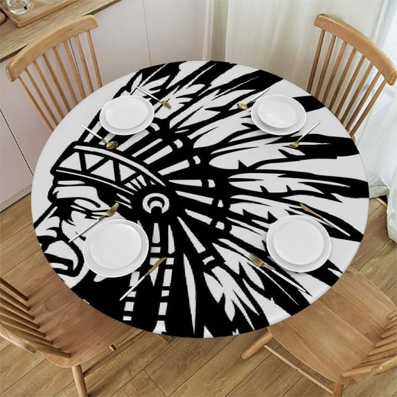 Acheng Round Tablecloth - The Perfect Table Decoration for Any Occasion 38-42