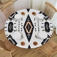 thumbnail image 1 of Acheng Round Tablecloth - The Perfect Table Decoration for Any Occasion 42-46, 1 of 8