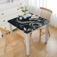 thumbnail image 1 of Acheng Snake Flower Moon Square Fitted Table Cloths 100% Polyester Fiber 40*40, 1 of 8