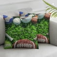 thumbnail image 1 of Acheng Sport Ball Bright Decorative Throw Pillow Covers  Farmhouse Pillow Cover  Cushion Case for Farmhouse Home Holiday Decor Set of 2 White, 1 of 6