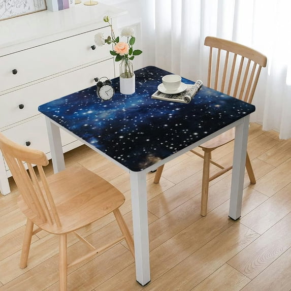 Acheng Stars Dust Space Art Square Tablecloth 100% Polyester Fiber 46*46