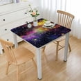 thumbnail image 1 of Acheng Stars Dust Space Art Square Tablecloth Great for Home Kitchen/Parties/Holiday Dinner 100% Polyester Fiber 52*52, 1 of 8
