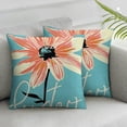 thumbnail image 1 of Acheng Summer Pillow Covers Outdoor Pillow Covers Daisy Throw Pillow Covers Hello Sunshine Sweet Summer Time Cushion Case Summer Outdoor Decoration for Farmhouse Sofa Home Car Couch,2 Pcs White, 1 of 6