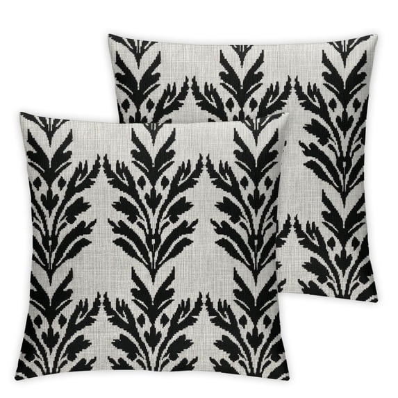 Acheng Throw Pillow Cover Black and White Decorative Pillow Case Cushion Cover Home Sofa Decor Pillow Cover 24x24in